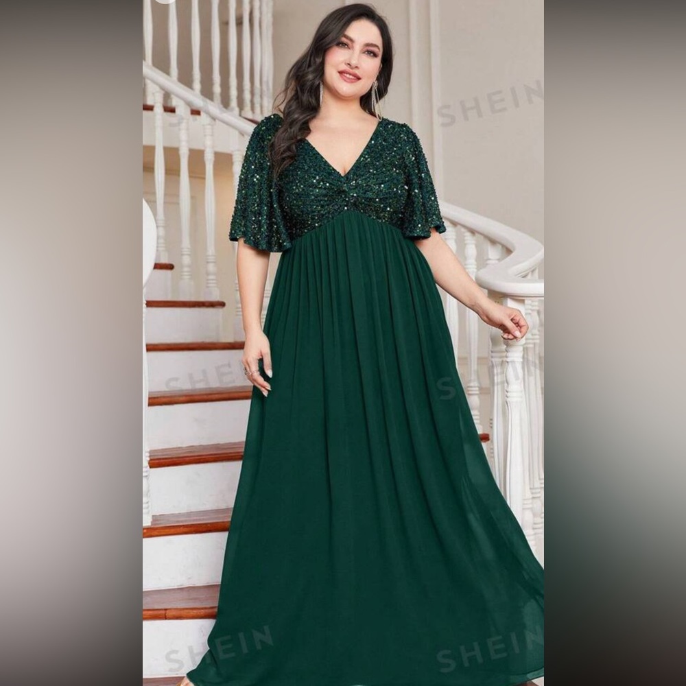 Formal Emerald Green Dress